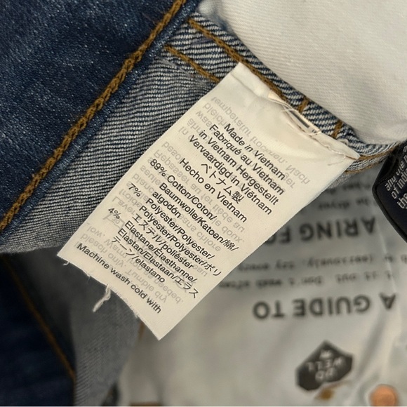 Madewell High Rise Button-Fly Jeans in Denim Blue Size 24 - Picture 6 of 11